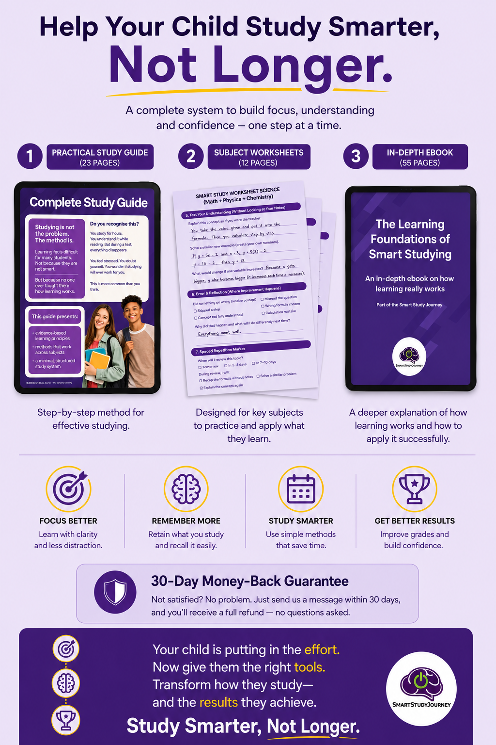 Smart Study Journey | Effective Study Method for Students Aged 10–16